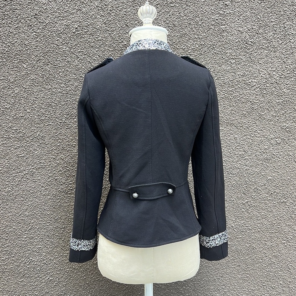 GUESS rare vintage black military jacket - Picture 4 of 16